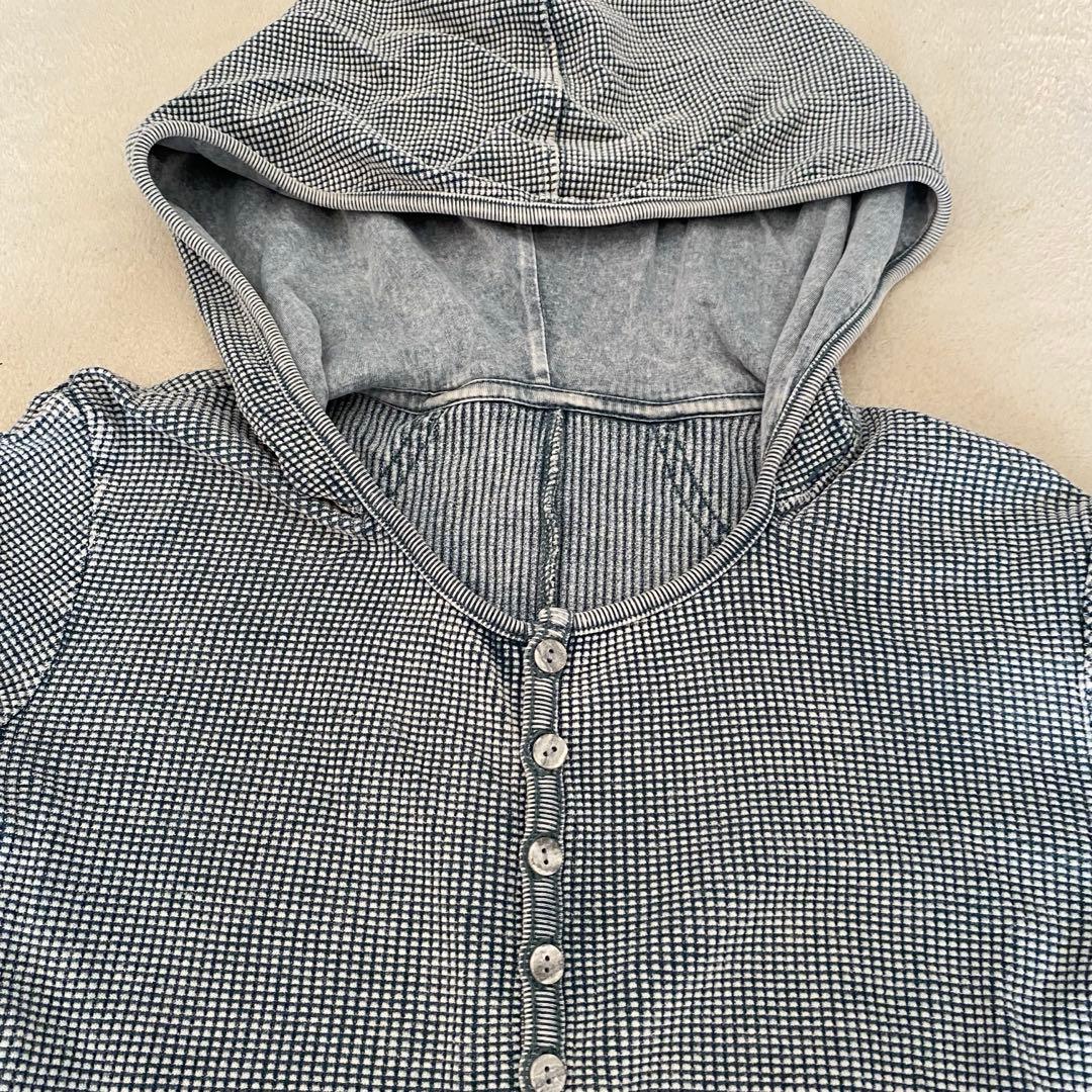 月*様 MSCHF◆LAYERED WAFFLE HOODIE SET カーキ