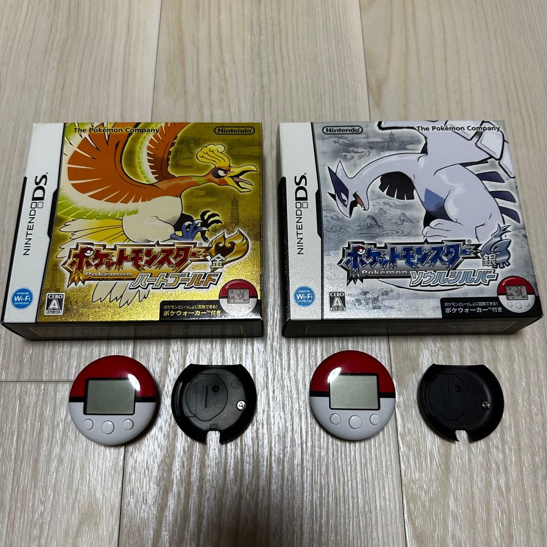【ポケウォーカー付】ポケットモンスター ハートゴールド・ソウルシルバー セット