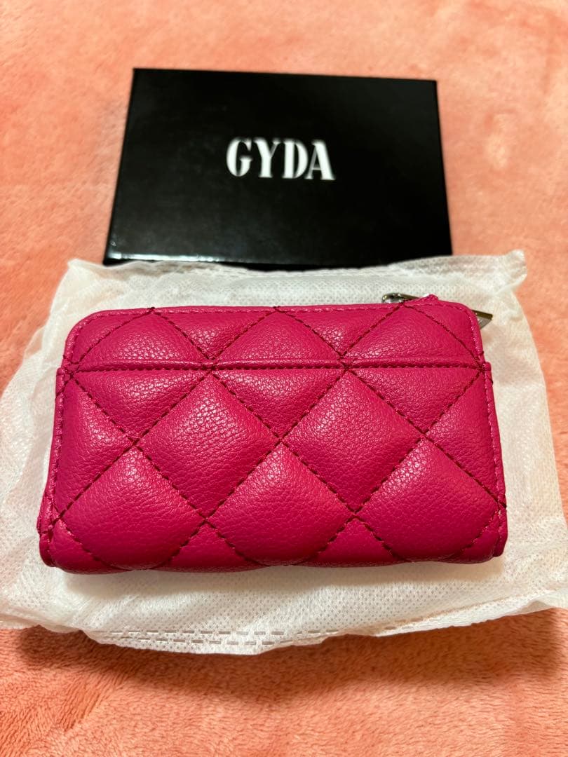 gyda キーケース　キルティング　ピンク