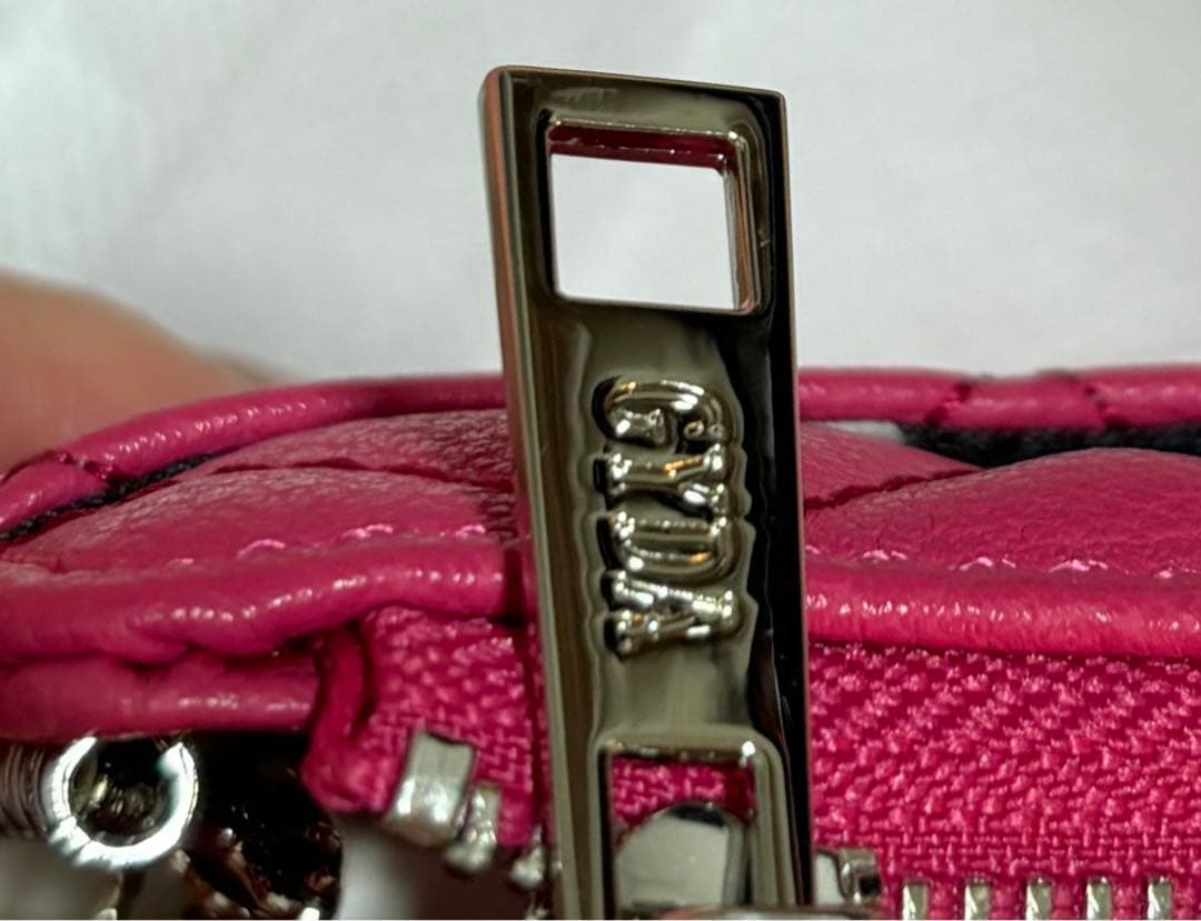 gyda キーケース　キルティング　ピンク