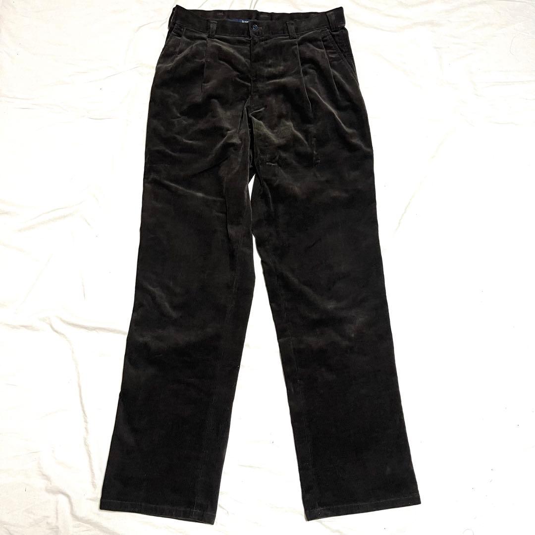 【美品】ダーバン　スーツ　セットアップ　コーデュロイ 茶色　ブラウン　茶　XL