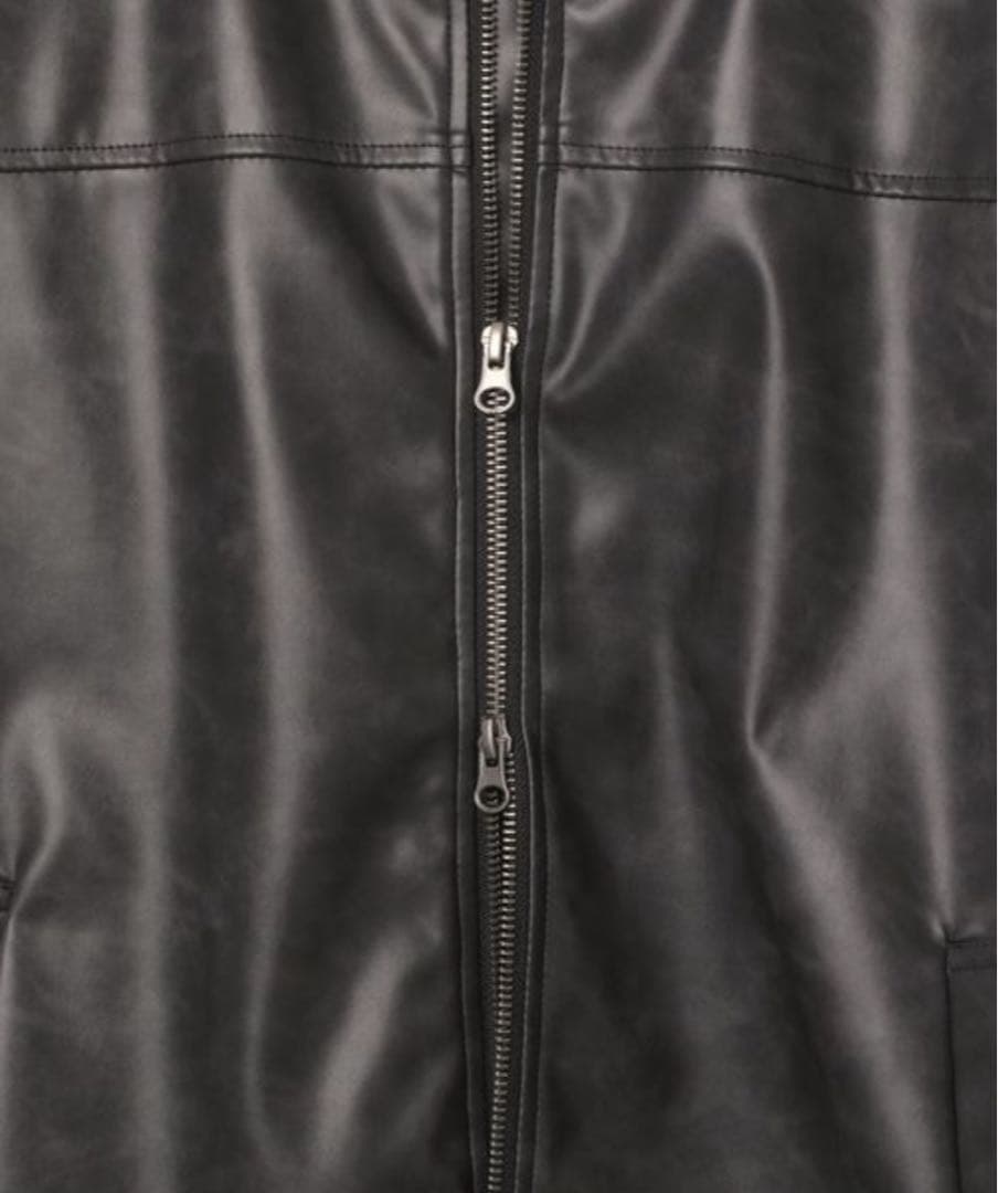 ヴィンテージパファーレザーブルゾン JEANASIS