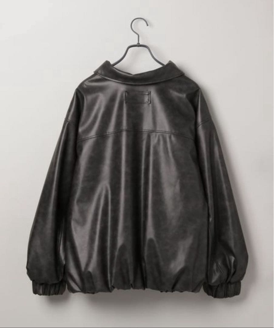 ヴィンテージパファーレザーブルゾン JEANASIS