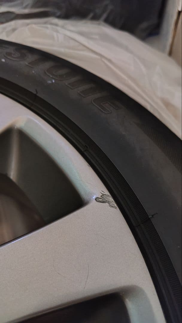 スバル純正17インチ4本ホイール　7JJ 55 PCD100 ガンメタリック塗装