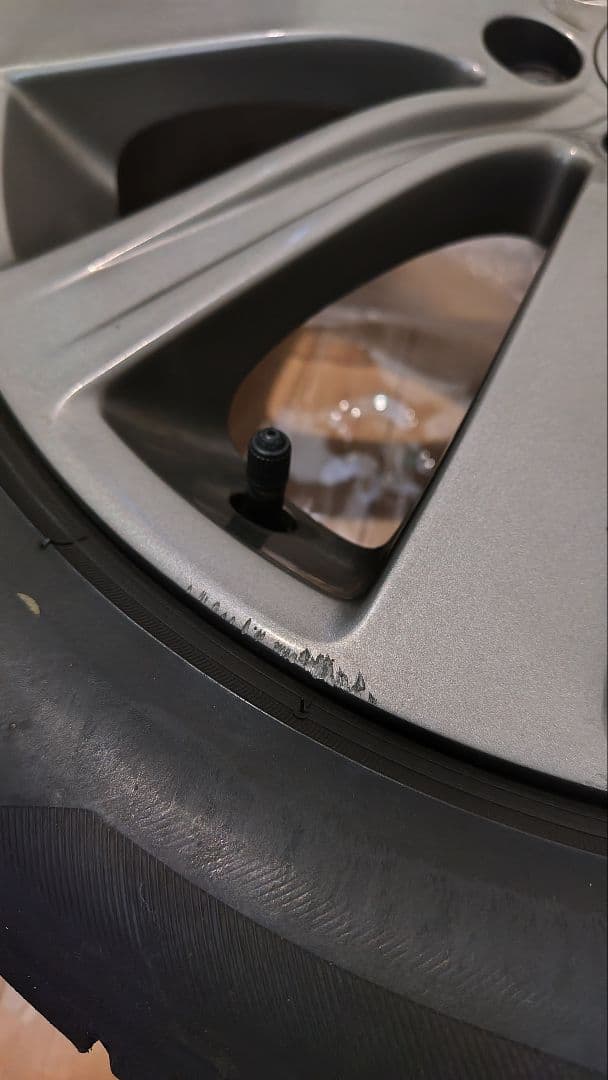 スバル純正17インチ4本ホイール　7JJ 55 PCD100 ガンメタリック塗装