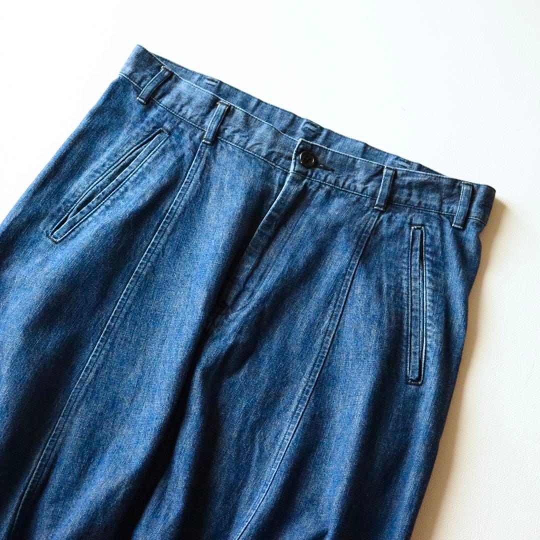 5088【極美品】コムデギャルソン サルエルパンツ クロップドパンツ デニム S