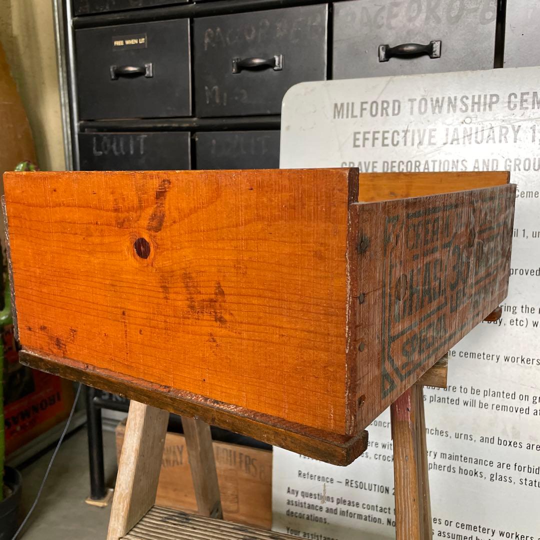 U.S.A ヴィンテージ 木箱 vintage wooden box