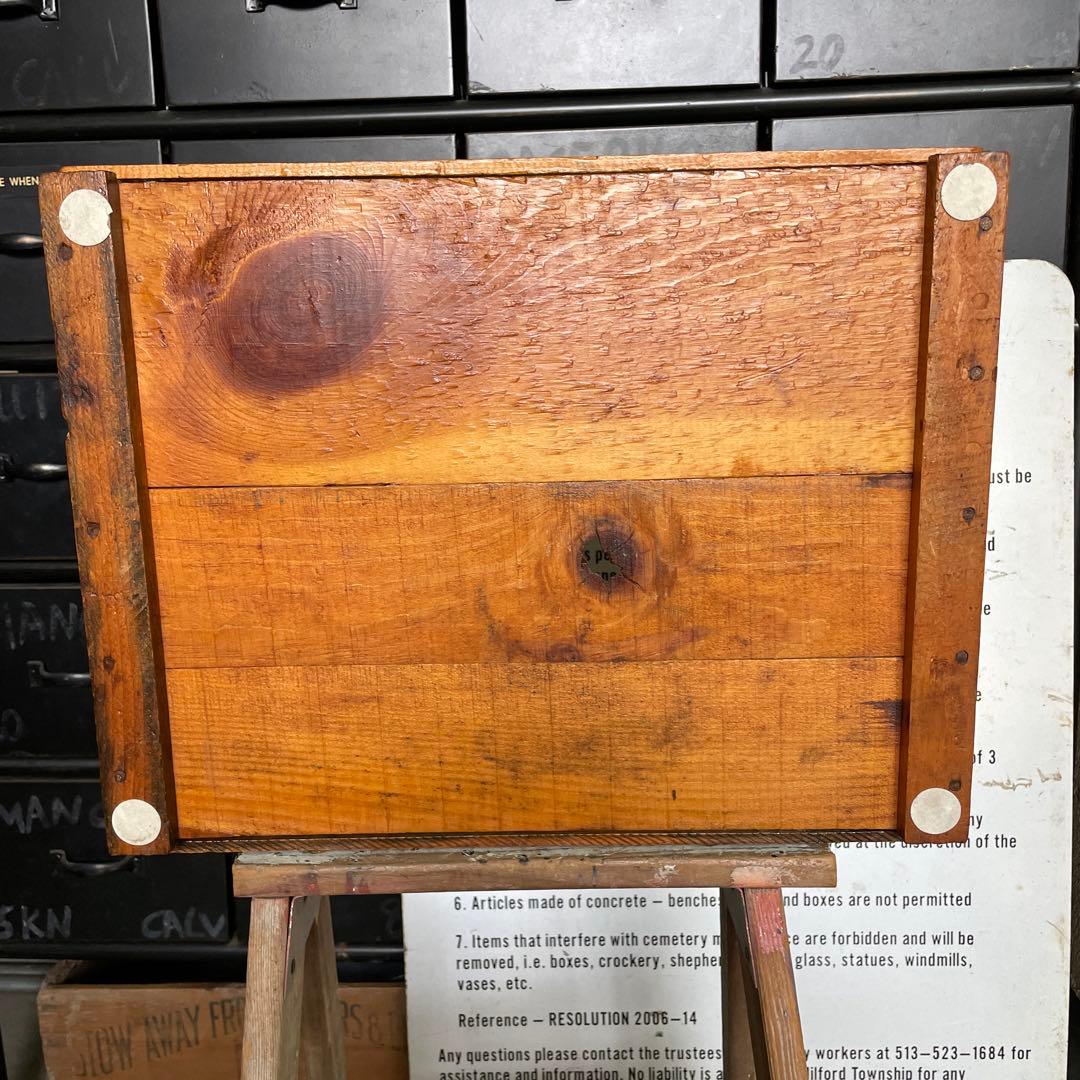 U.S.A ヴィンテージ 木箱 vintage wooden box