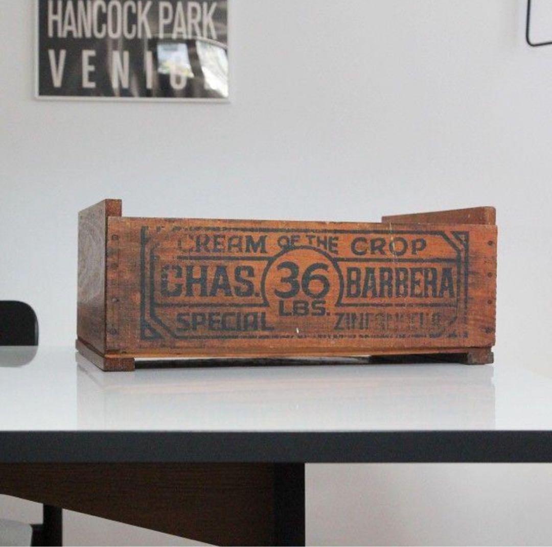 U.S.A ヴィンテージ 木箱 vintage wooden box