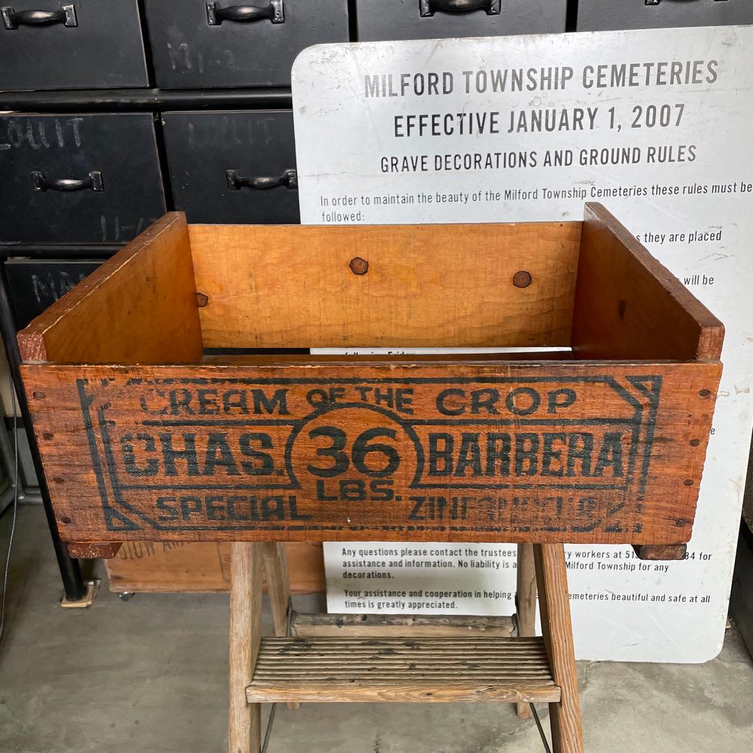 U.S.A ヴィンテージ 木箱 vintage wooden box