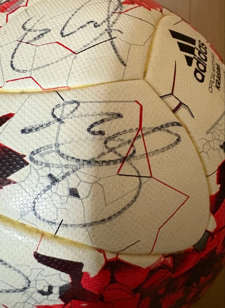 Jリーグ公式試合球 2017年　クラサバ　京都サンガ　実使用　サイン入り