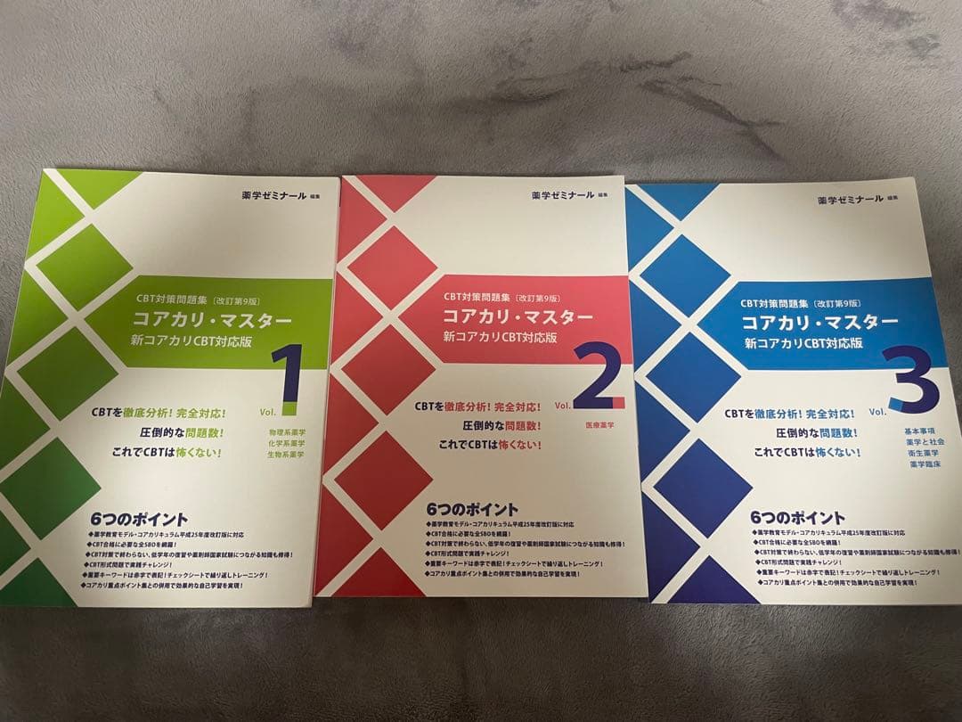 コアクリ・マスター 1・2・3 セット