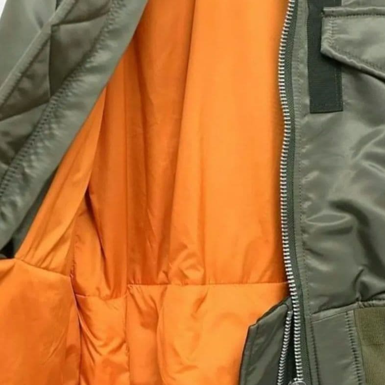 sacai サカイ MA-1 Nylon Twill Coat