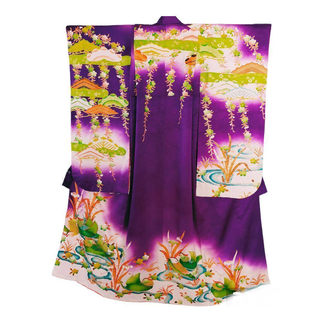 七五三 7歳 セットおしどり　桜　水流 081502