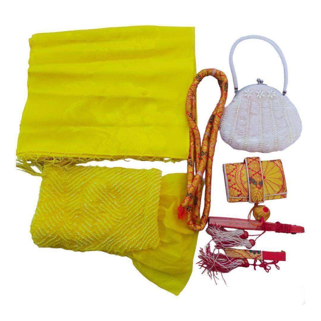 七五三 7歳 セットおしどり　桜　水流 081502