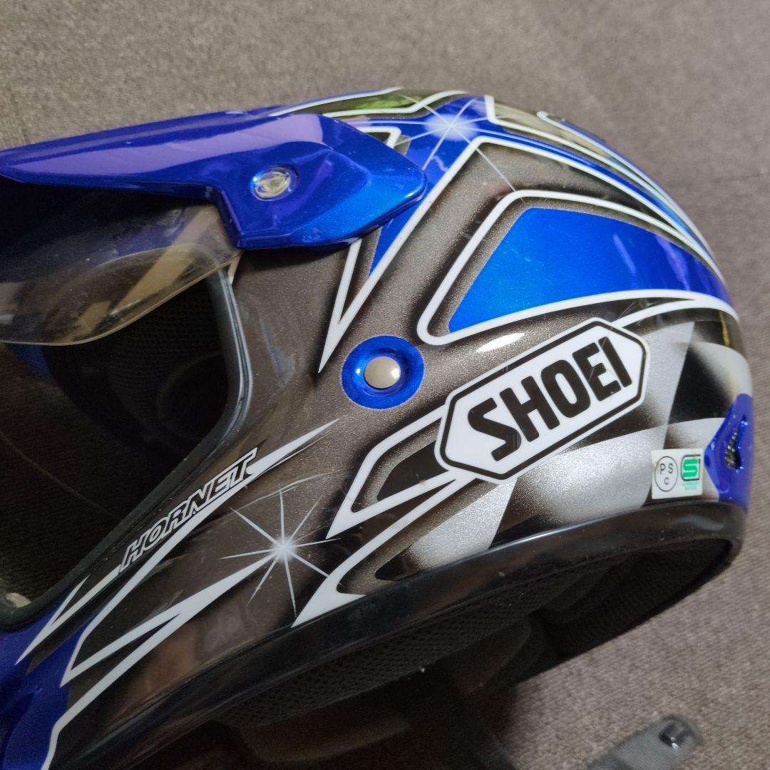 SHOEI HORNET フルフェイスヘルメット 青/黒　難有り