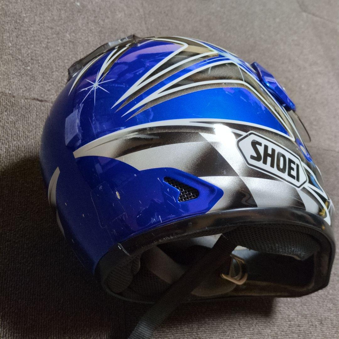 SHOEI HORNET フルフェイスヘルメット 青/黒　難有り