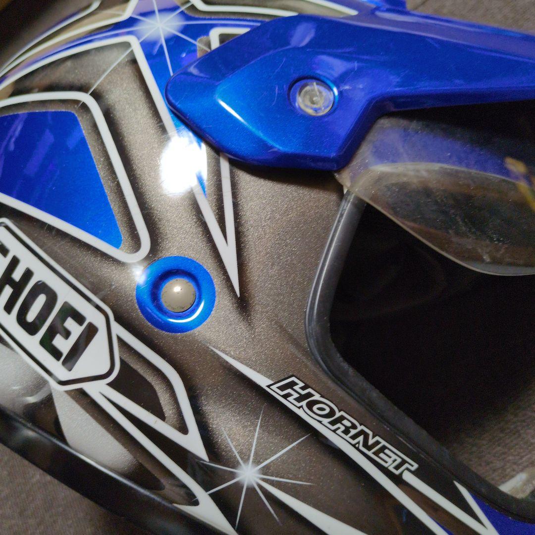SHOEI HORNET フルフェイスヘルメット 青/黒　難有り