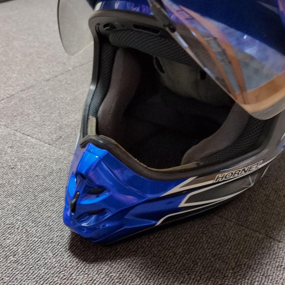 SHOEI HORNET フルフェイスヘルメット 青/黒　難有り