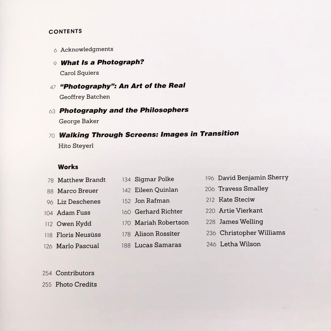 写真とは何か 写真集「What is a Photograph?」Prestel