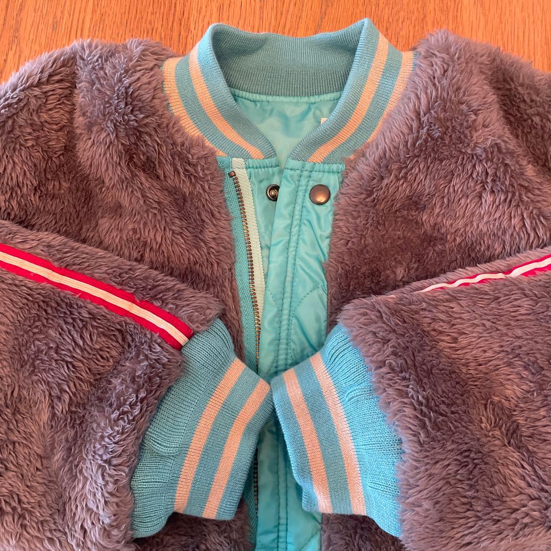 denim dungaree リバーシブルジャケット　140