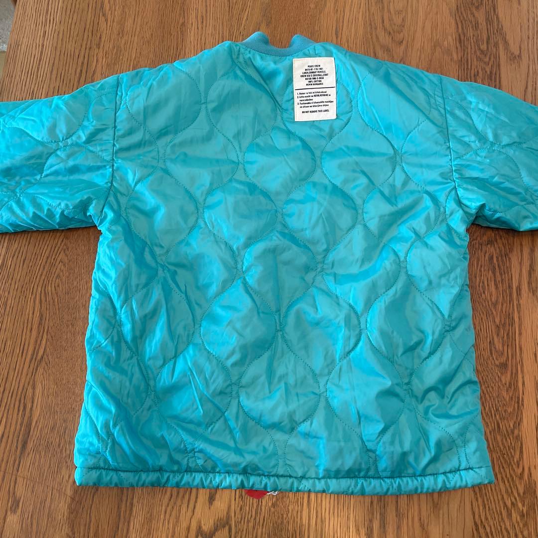 denim dungaree リバーシブルジャケット　140