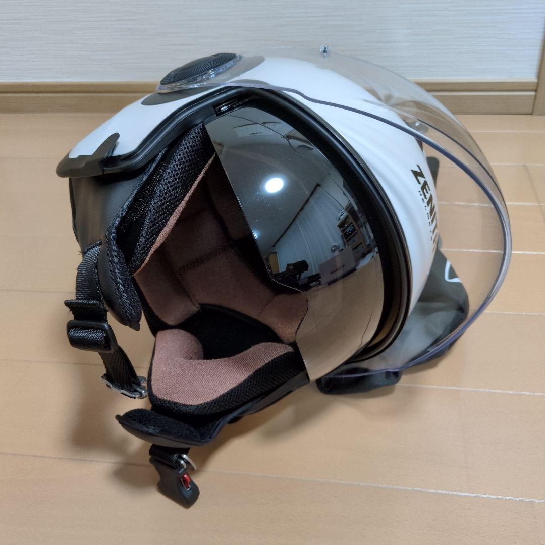 ZENITH ジェットヘルメット パールホワイト