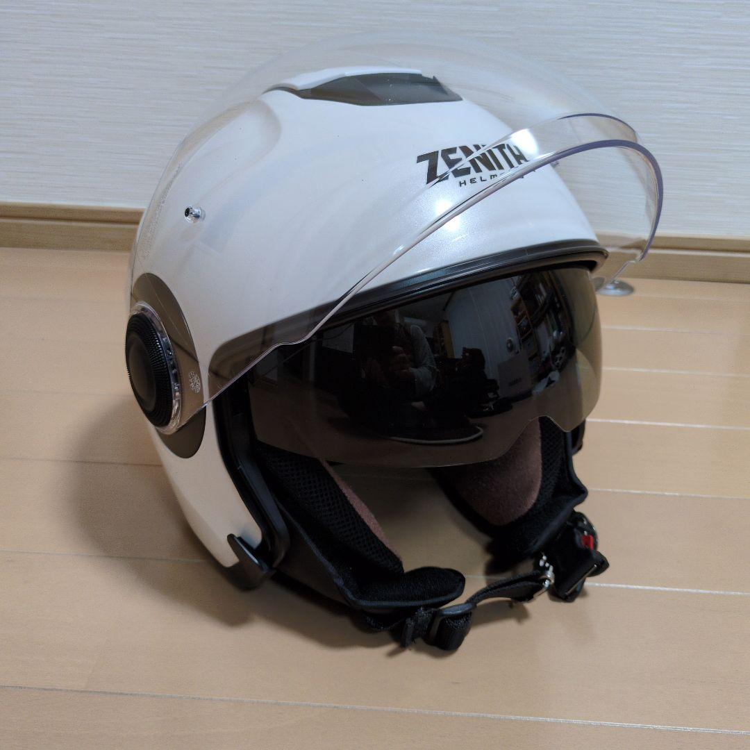 ZENITH ジェットヘルメット パールホワイト