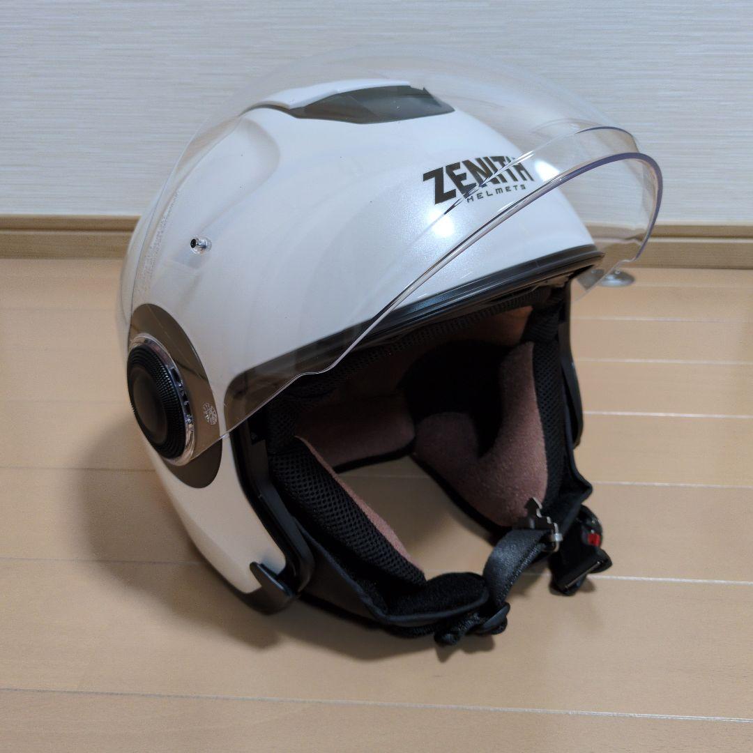 ZENITH ジェットヘルメット パールホワイト