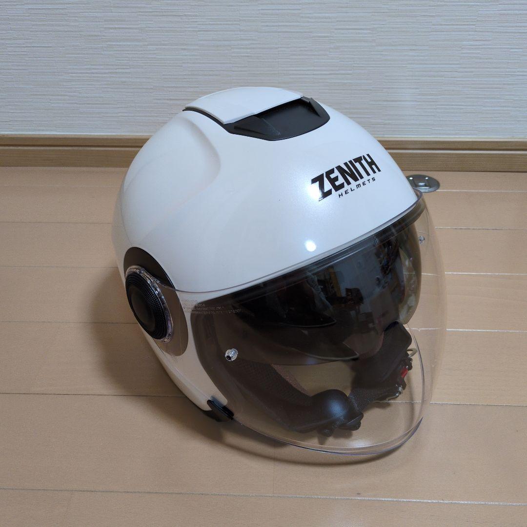 ZENITH ジェットヘルメット パールホワイト
