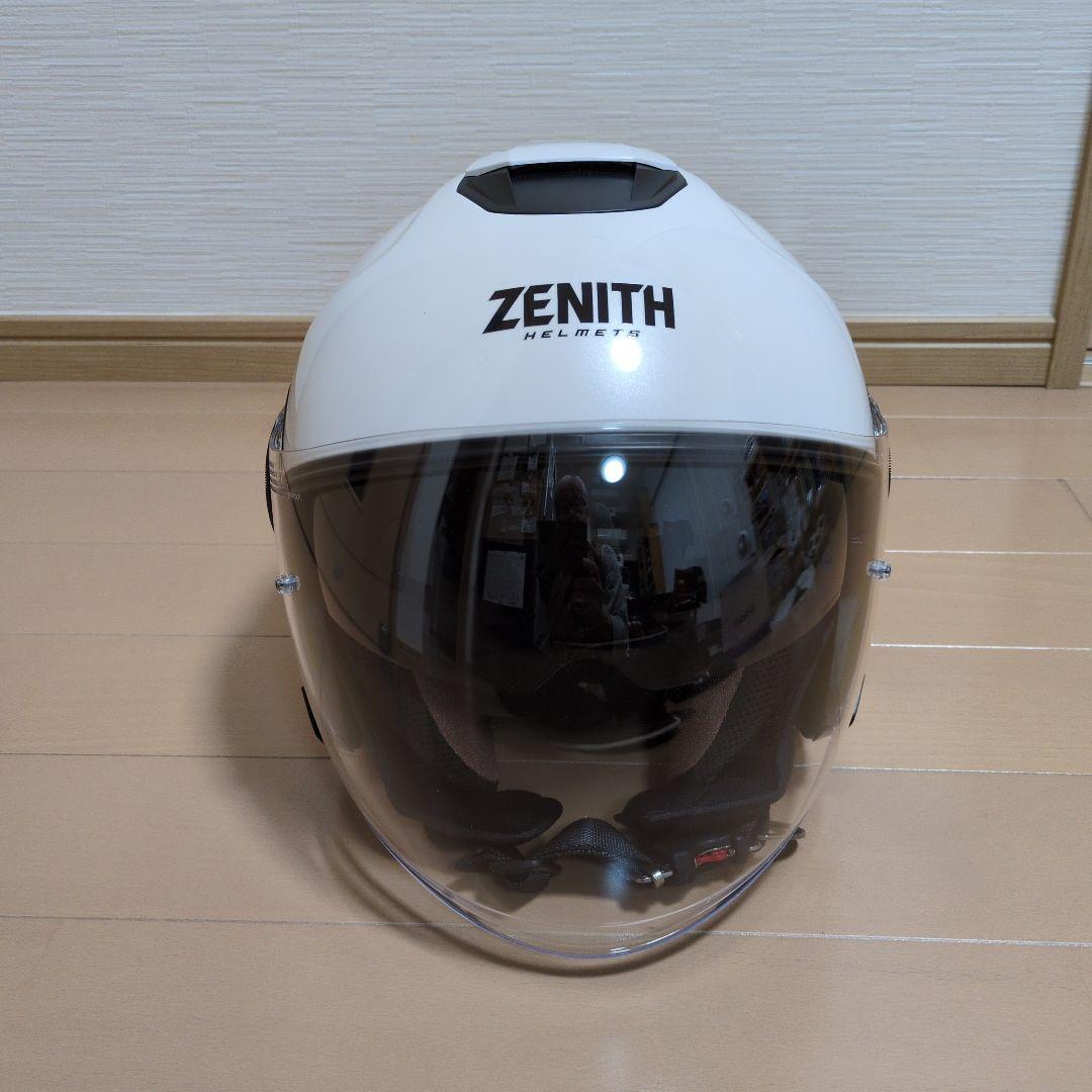 ZENITH ジェットヘルメット パールホワイト