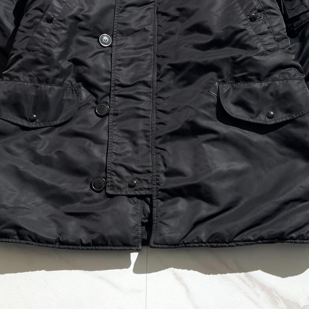 アルファインダストリーズ N-3B フライトジャケットy2k ブラック XL