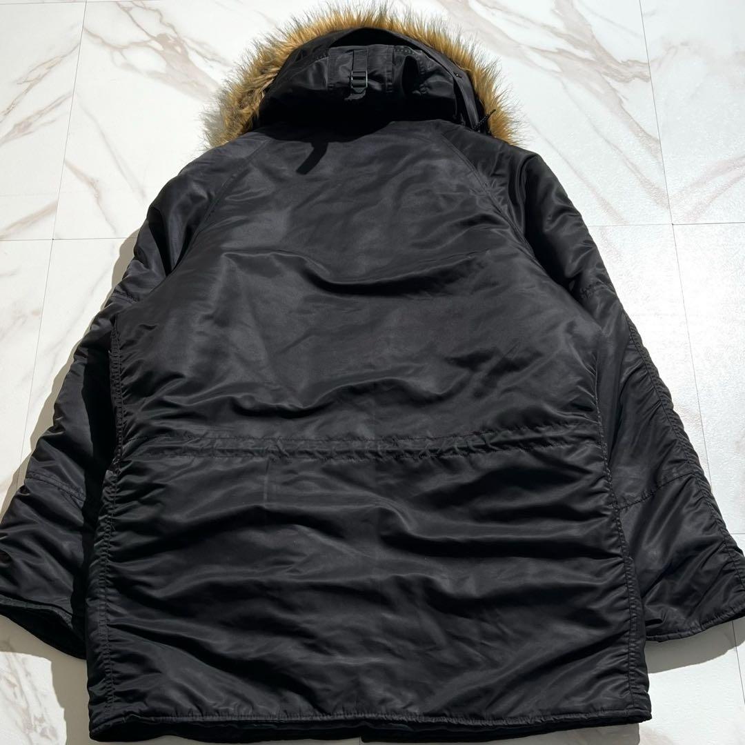 アルファインダストリーズ N-3B フライトジャケットy2k ブラック XL