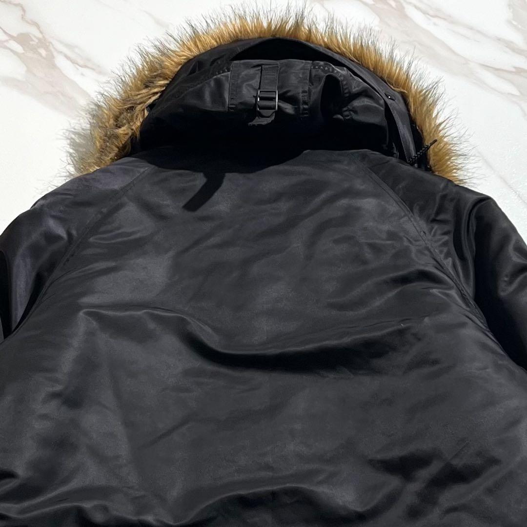 アルファインダストリーズ N-3B フライトジャケットy2k ブラック XL