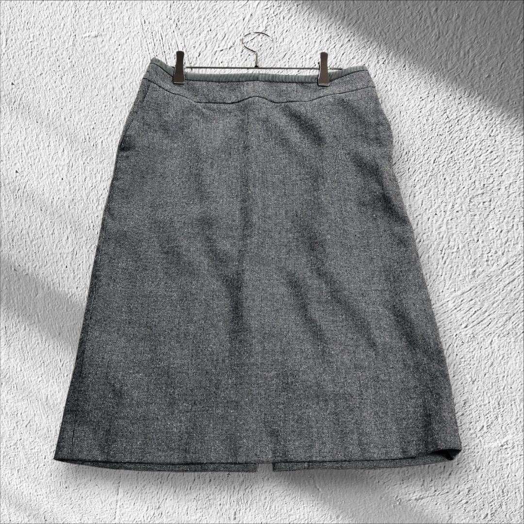 Aquascutum ロロピアーナ セットアップ スーツ グレー ウール シルク