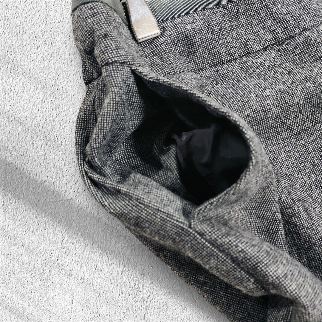 Aquascutum ロロピアーナ セットアップ スーツ グレー ウール シルク