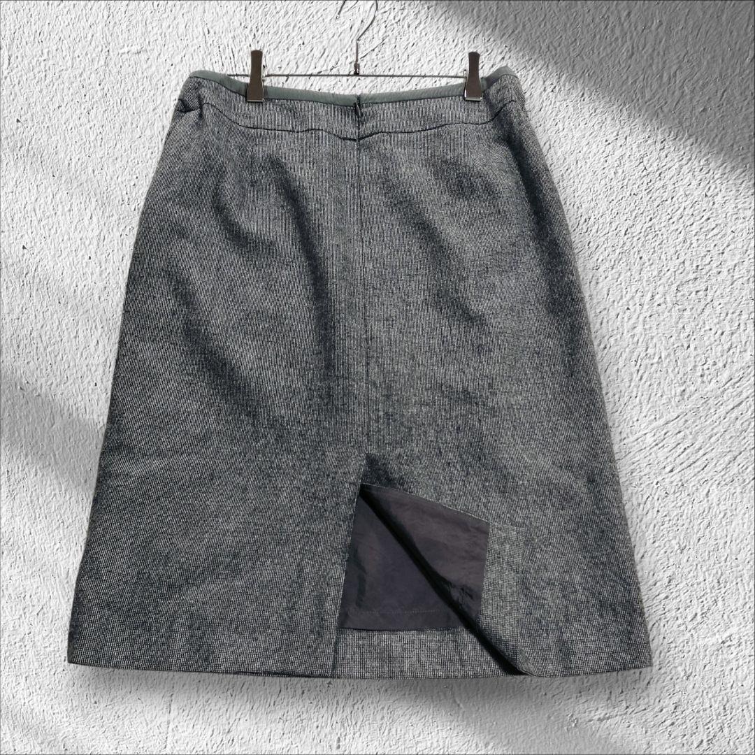 Aquascutum ロロピアーナ セットアップ スーツ グレー ウール シルク