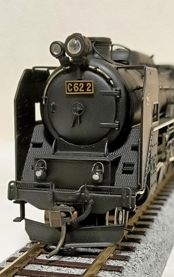HOゲージ 天賞堂 Ｃ622号機蒸気機関車 No491、メンテナンス済