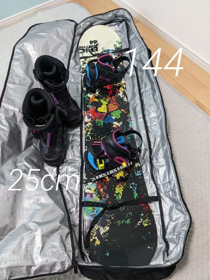 ♥愛知県お手渡し♥epic スノーボード ブーツ　バイン　SLQケース