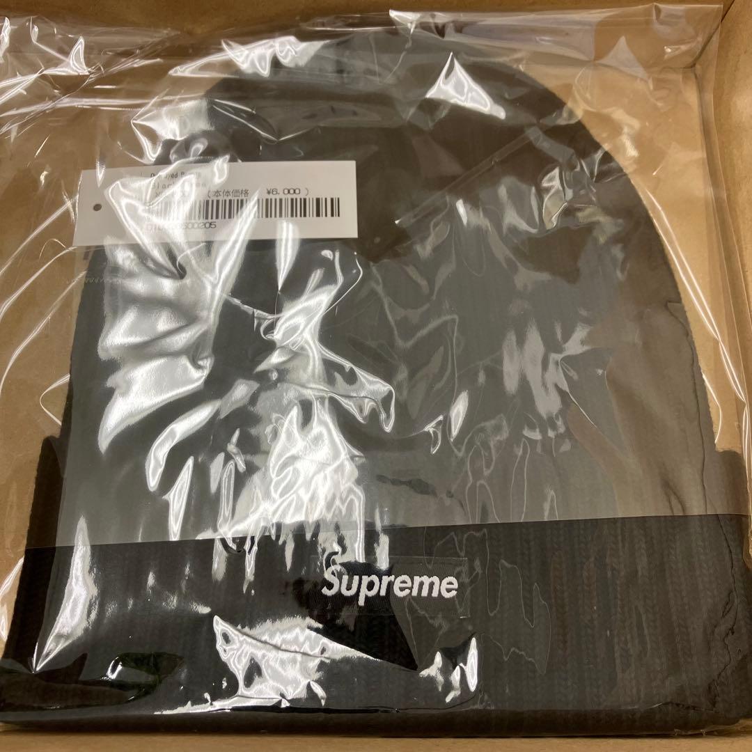 25ss Supreme Overdyed Beanie Black ニット帽