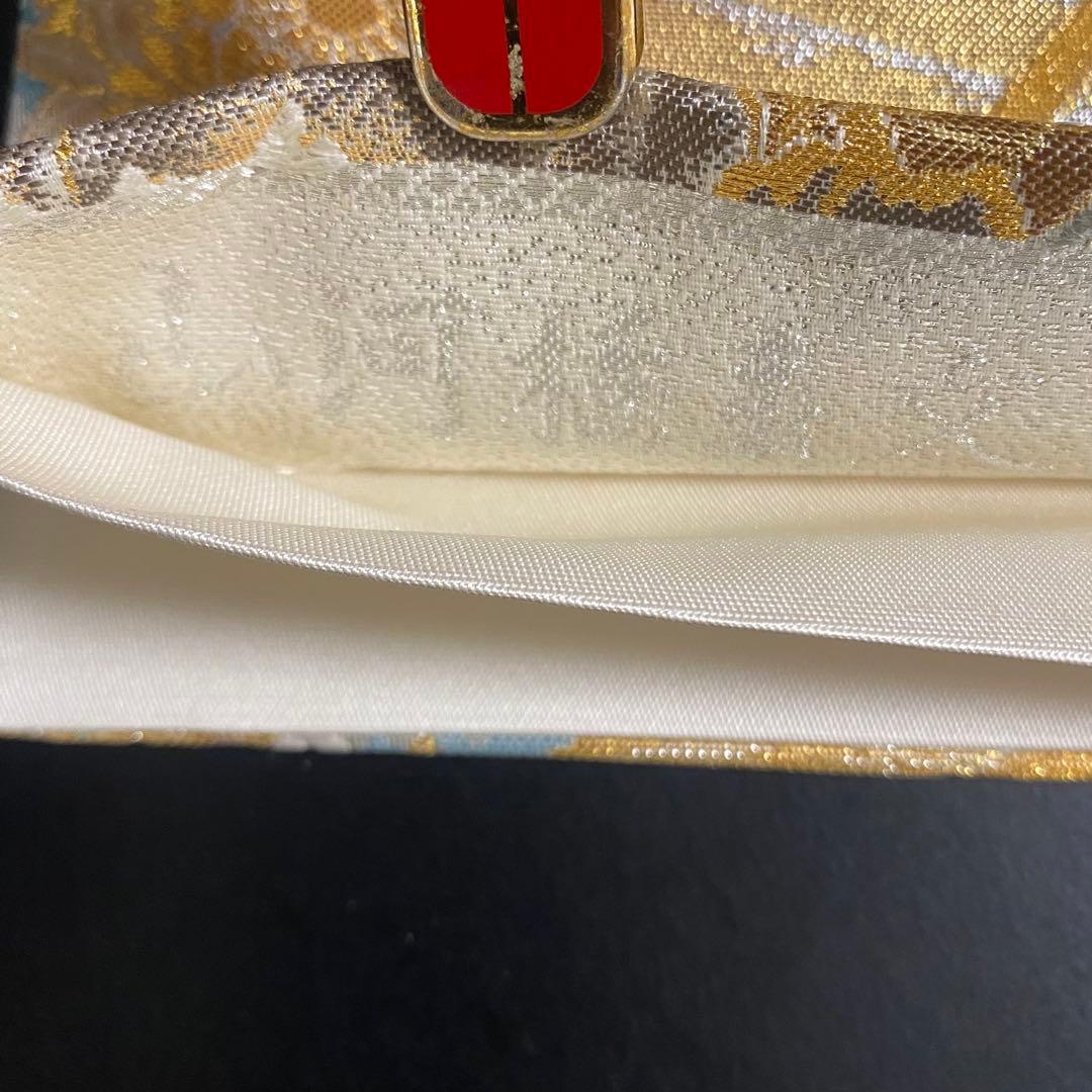 ZY-820 袋帯 山河橋文 九百金弐重箔 松 菊 フォーマル 礼装 逸品 高級