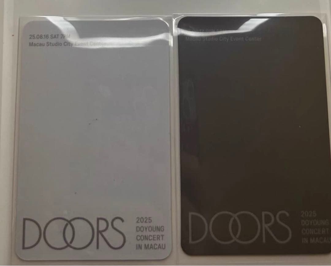 nct 2025 マカオ ドヨン コンサート 入場特典 トレカ 2枚セット