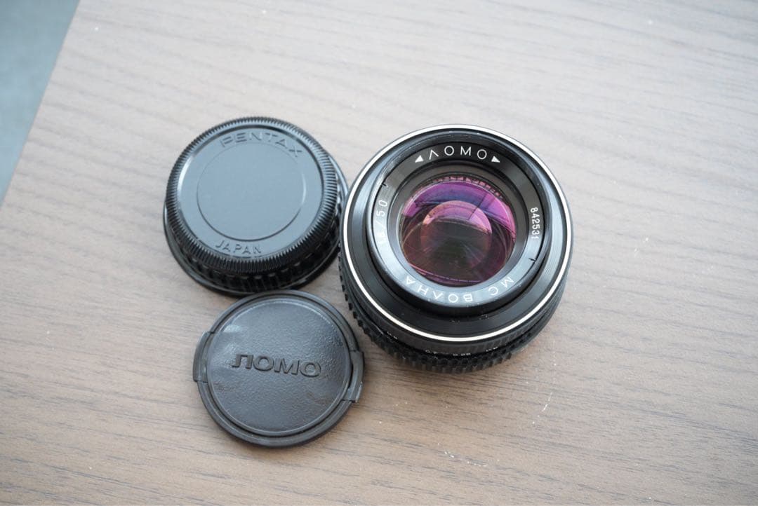 希少 分解清掃済 LOMO MC VOLNA 50mm f1.8 Kマウント