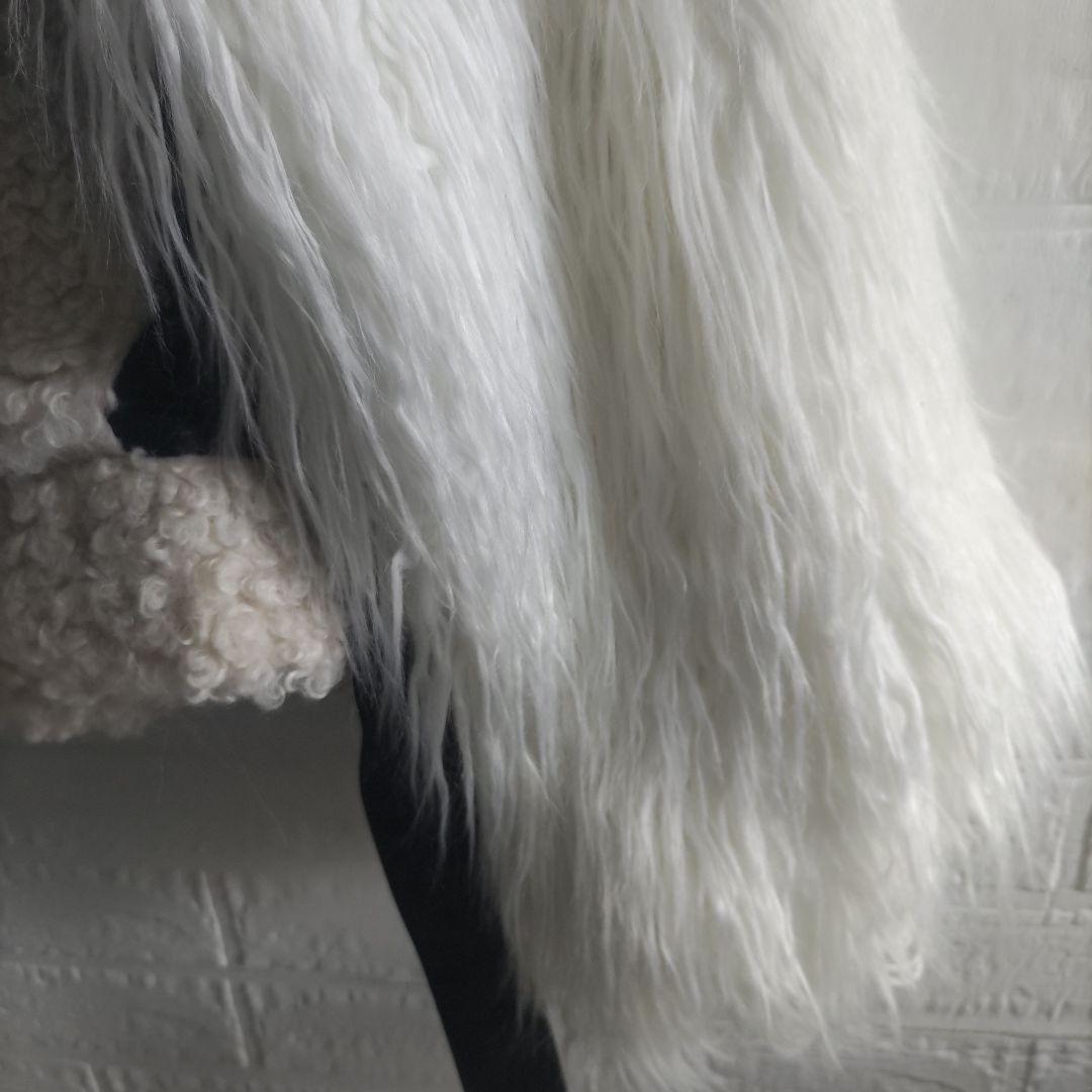 say✨ BELLE ETUDE　 ボリュームファーライダースジャケット