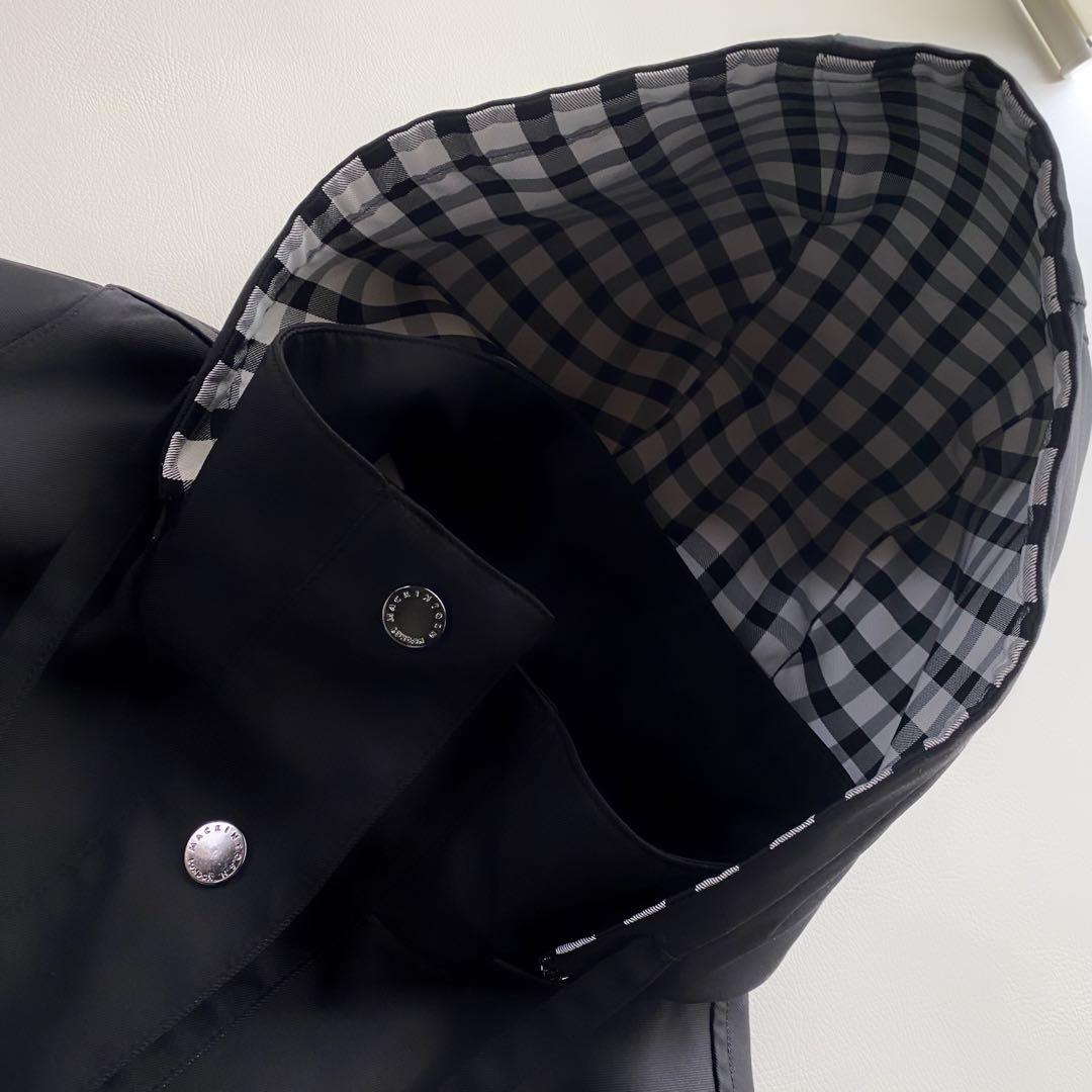 【未使用級/銀ボタン】マッキントッシュロンドン ギンガムチェック 40 黒