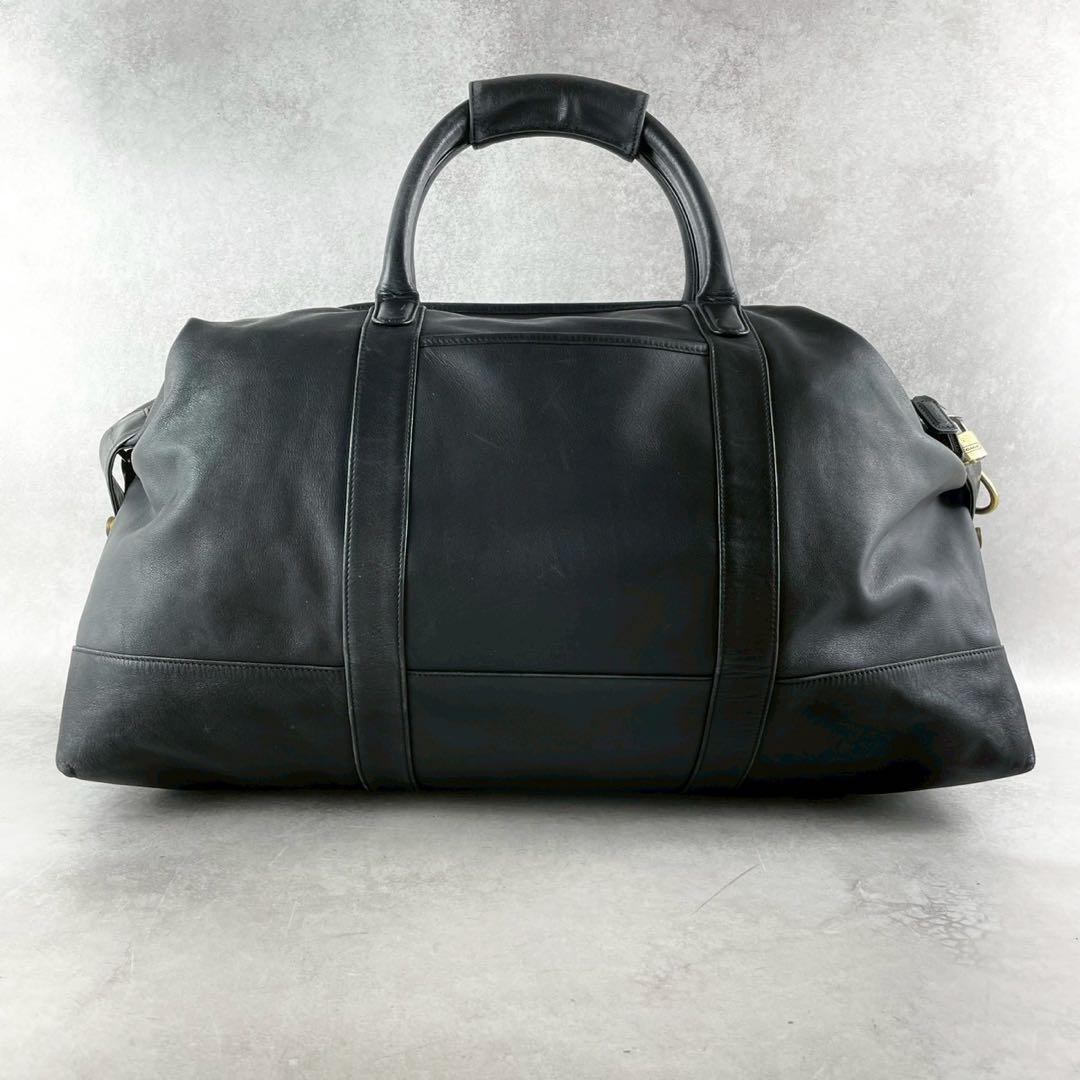 たいがまる様　COACH コーチ　ボストンバッグ　ドイツホック　ブラック　レザー