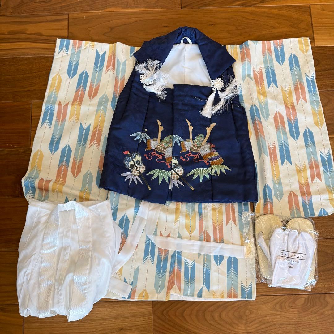 七五三 男の子 3歳 被布 8点フルセット