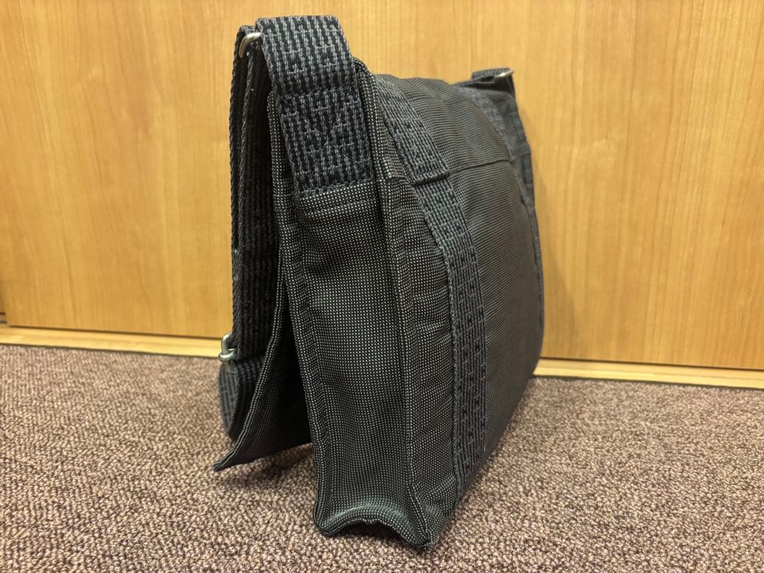 エルメス　エールライン　ショルダーバック　バサスPM グレー　キャンバス