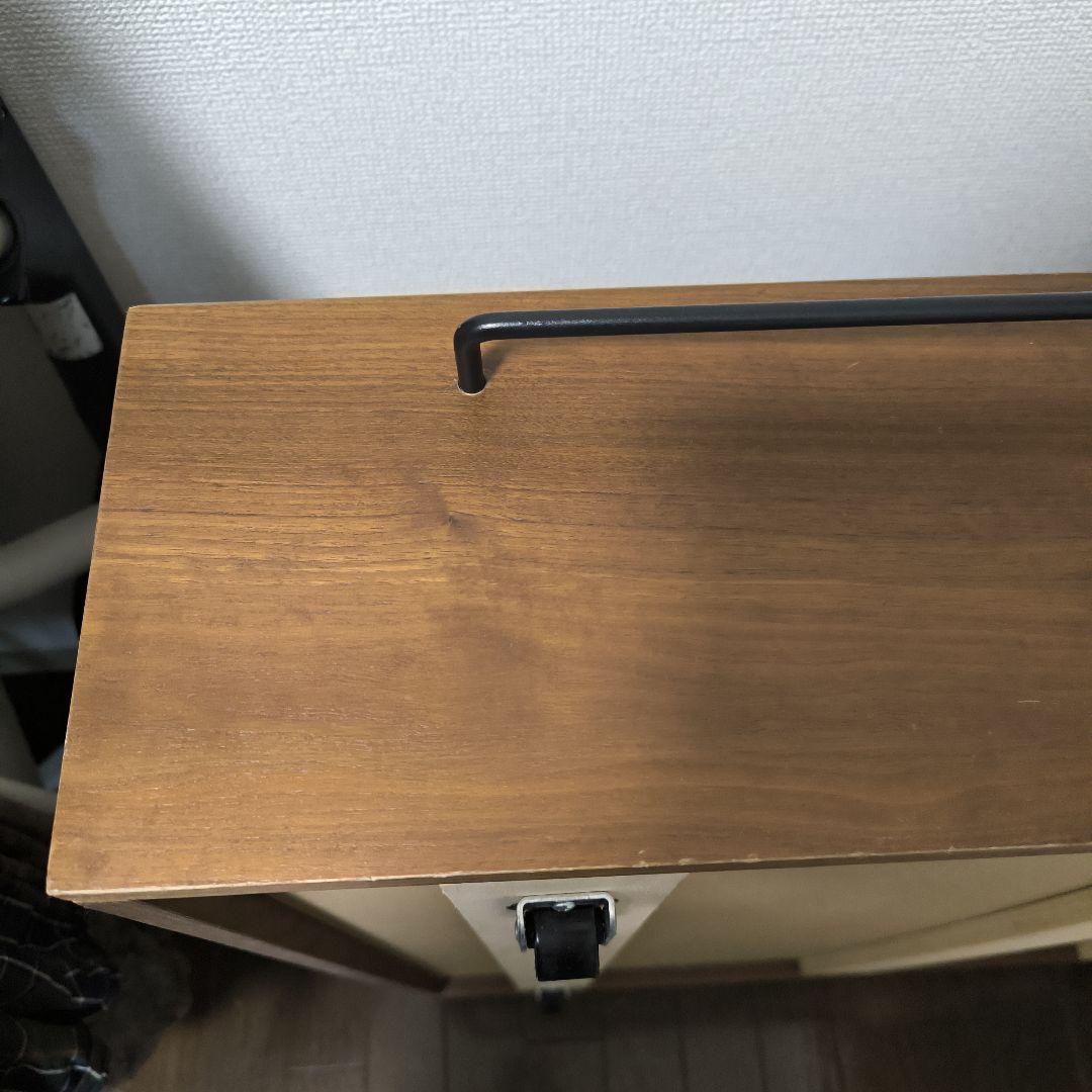 ②　MUJI/無印良品 ベッド下収納大 オーク材/仕切　組立済み