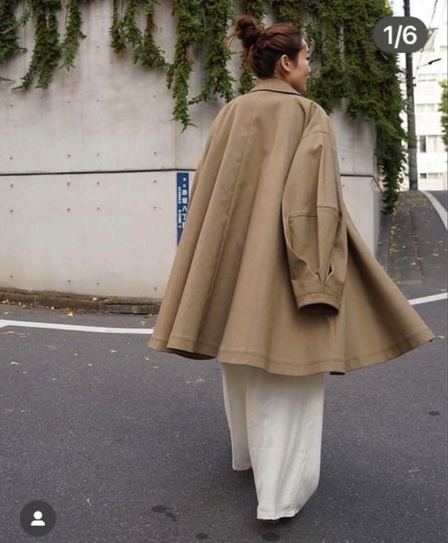 etre エトレ　ボリュームスリーブオックスショートコート